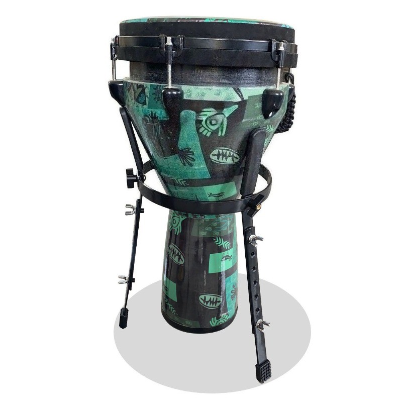 10-14 Inch Metal Djembe Stand Adjustable Stable Durable Skidproof Tripod African Drum Stand Musical