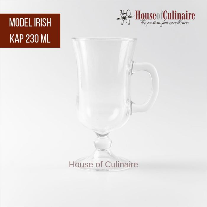 GELAS KOPI IRISH 230 ML GELAS KOPI KAFE KOPI ESTETIK