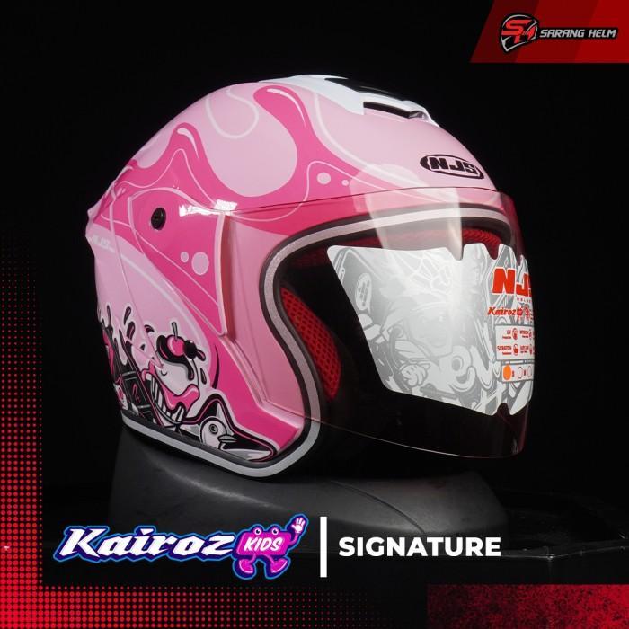 NJS Kairoz Kids Signature - Helm Anak NJS Kairoz Anak Kairoz Motif Motif Anak NJS ORI SNI Helm Anak