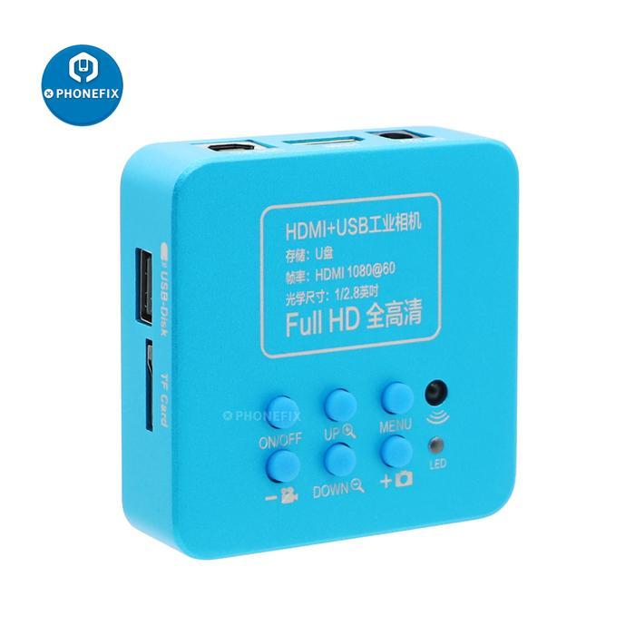 HDMI MICROSCOPE CAMERA FULL HD 30FPS 2K 2MP USB INDUSTRIAL DIGITAL ELECTRONIC VIDEO MICROSCOPE