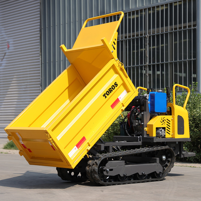 TOROS Factory Customized Mini Dumper Garden Hydraulic 800 Kg Crawler Dumper on Sale