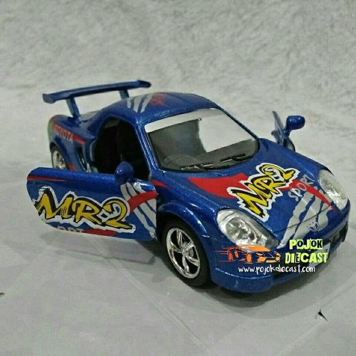 TOYOTA MR2 RACING Diecast Kinsmart Miniatur Mobil Sport