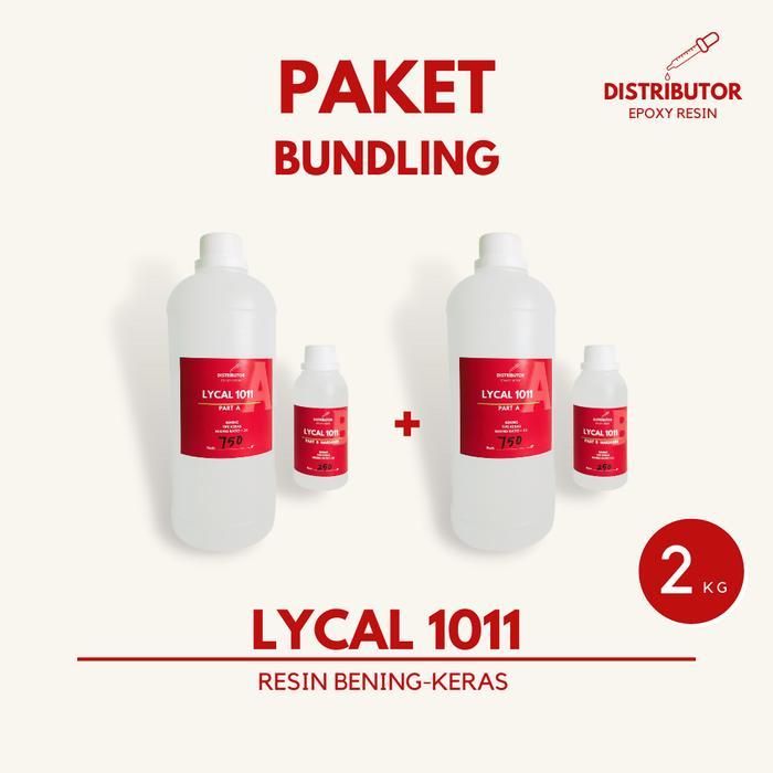 Paket Bundling - 1011 1Kg X 2 Set - Resin Bening Keras