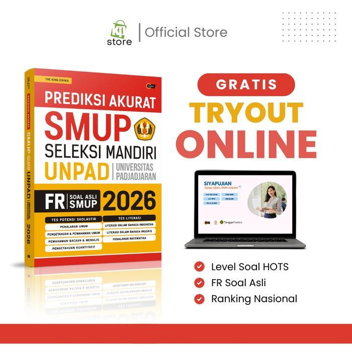 Kawan Pustaka - Buku Prediksi Akurat SMUP UNPAD 2026 - Seleksi Mandiri Universitas Padjadjaran