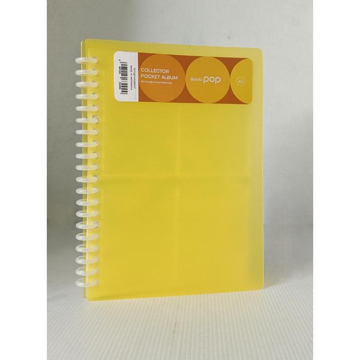 [] Album Kartu Nama Trading Card Koleksi Emas 80 Kartu Daiichi DPO A5 Tempat Penyimpanan Photo Card