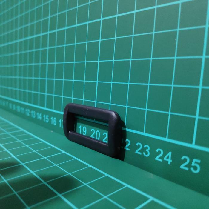 [] Gesper Ring Kotak Plastik Tas 3 cm JUAL PER BIJI