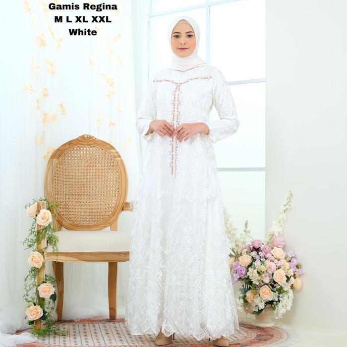 HJKU6854 GAMIS PAYET SIZE M-5L / GAMIS JUMBO / GAMIS MEWAH / GAMIS TERBARU / GAMIS BRUKAT / GAMIS