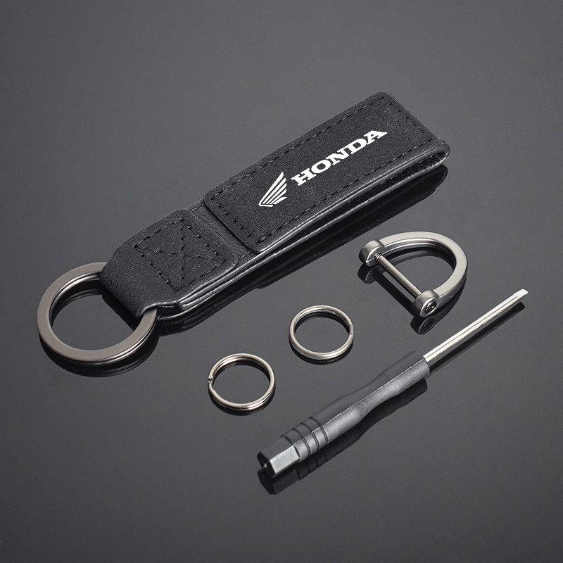 Car Emblem Chain Keychain Decoration Motorcycle Keyring For Honda CBR 125R 954 600 F4i 650F 650R