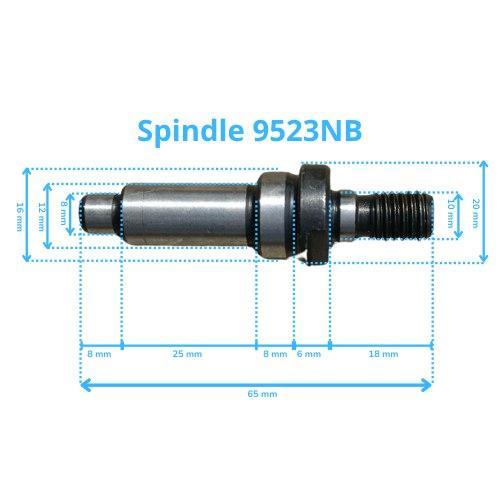 Stok Baru Spindle As 9523 NB Gerinda Makita 4 Inch Spindle 9523NB