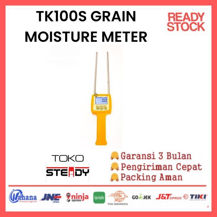 TK100S Grain Moisture Meter Pengukur Kadar Air Biji/Bubuk Kelembaban