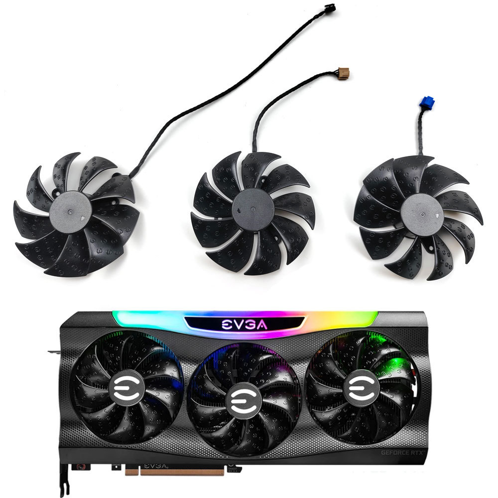 New 87MM PLD09220S12H Video Card Fan Cooler For EVGA GeForce RTX 3070 3080 3090 3080Ti FTW3 ULTRA GA
