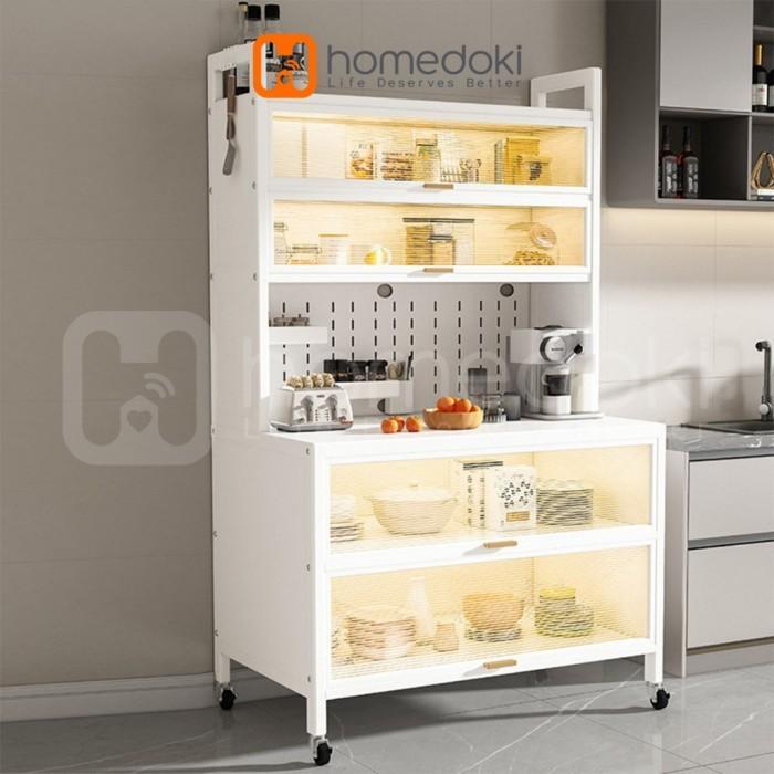 Homedoki Rak dapur / rak lemari dapur / Rak oven microwave / lemari da