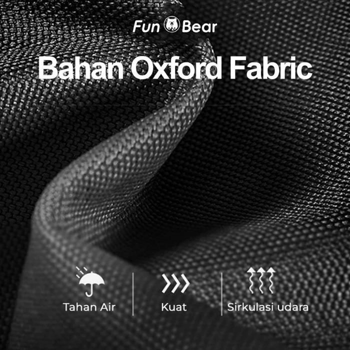 "New" Kursi Lipat Fun Bear dengan Sandaran Lengan & Tempat Minum Kursi Outdoor Jumbo Portable Nyaman
