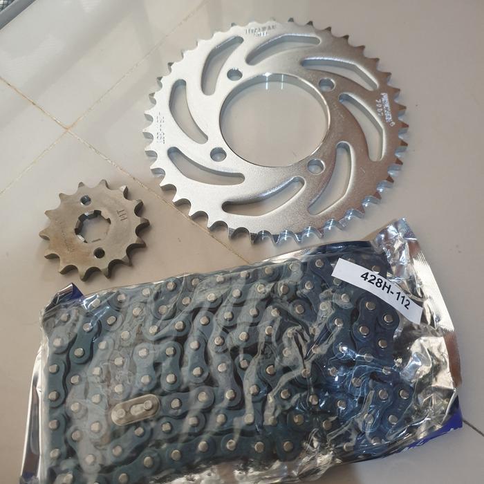 Gear Set Jupiter Mx Gear Paket Jupiter Mx 135 Baja Chorme Gold Termurah Langka