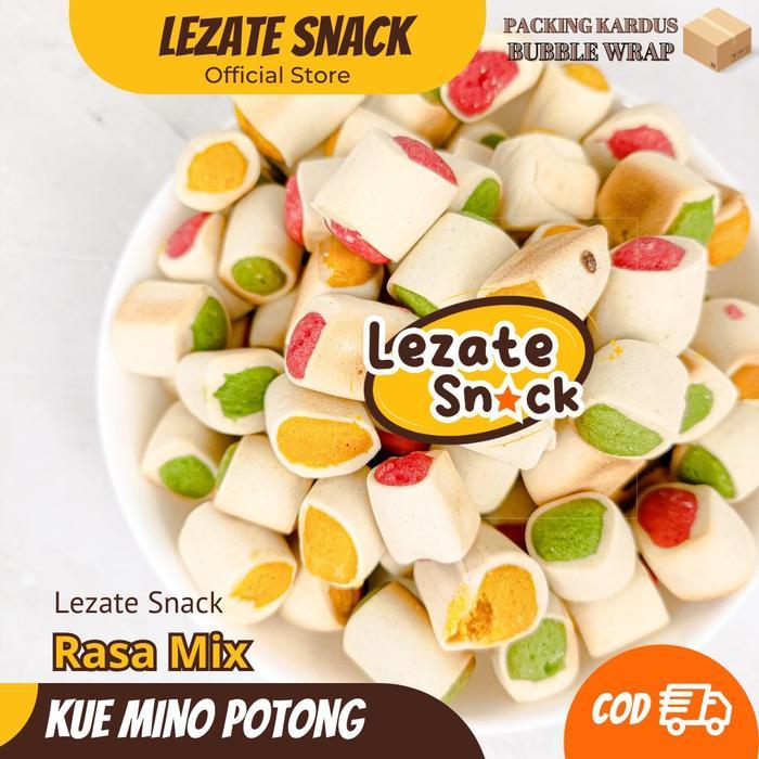 Promo Nopia Potong Mix 1KG Kiloan Murah Kue Mino Potong Murah Enak Lezat / Kue Mino Nopia Cemilan