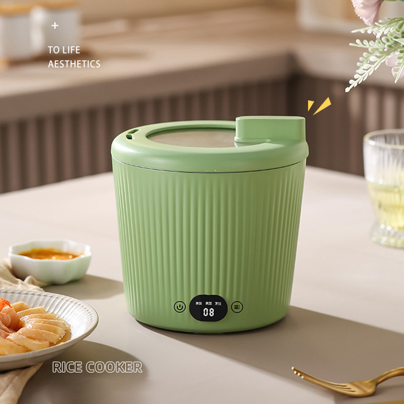 800Ml Penanak Nasi Elektrik Panci Masak Wajan Penggorengan Telur Dadar Wajan Listrik Mini Hotpot Mak