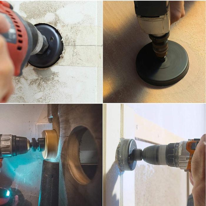JLD Mata bor Holesaw 16pcs mata bor bulat lubang Set Mata Bor Pelubang KAYU PIPA PARALON PVC GYPSUM