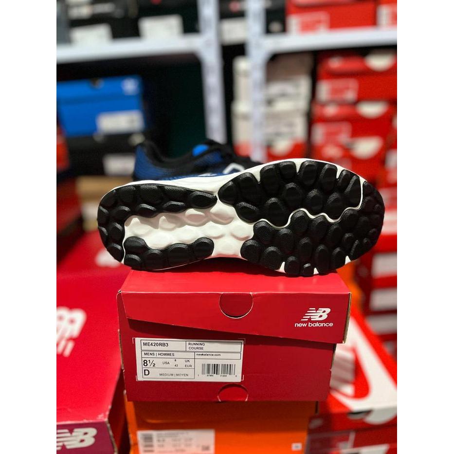 Sepatu Running New Balance 420 Blue Black Me420Rb3 Original
