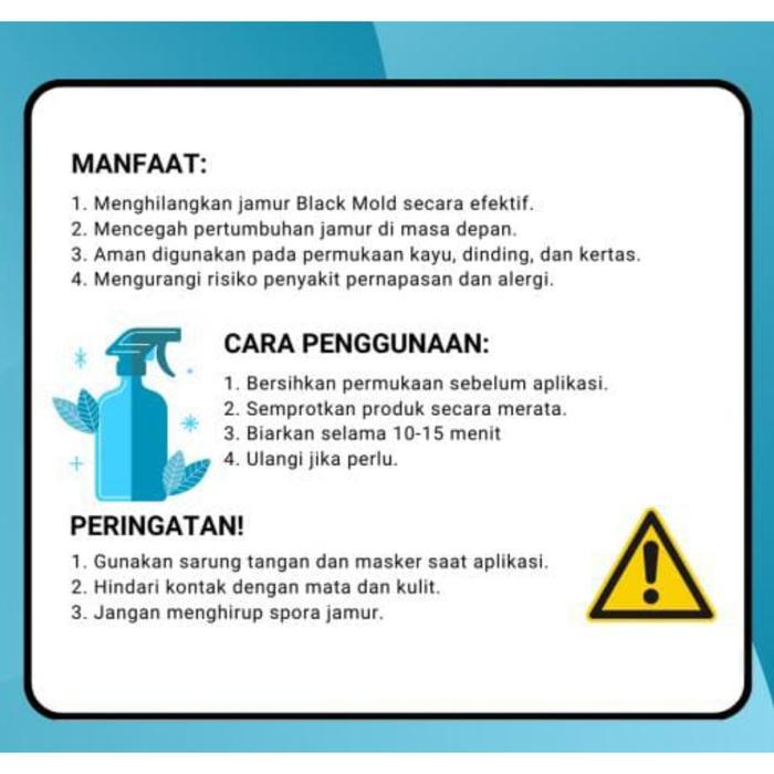 BLACK MOLD SHIELD - CAIRAN PEMBERSIH JAMUR & LUMUT DINDING TEMBOK KAYU WALPAPER ANTI JAMUR & LUMUT