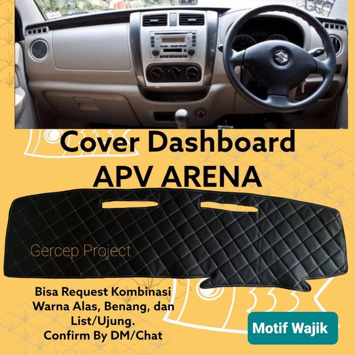 Cover Alas Dashboard Suzuki Apv Arena Mobil Pelindung Dasbor Kulit Premium Motif Variasi Aksesoris
