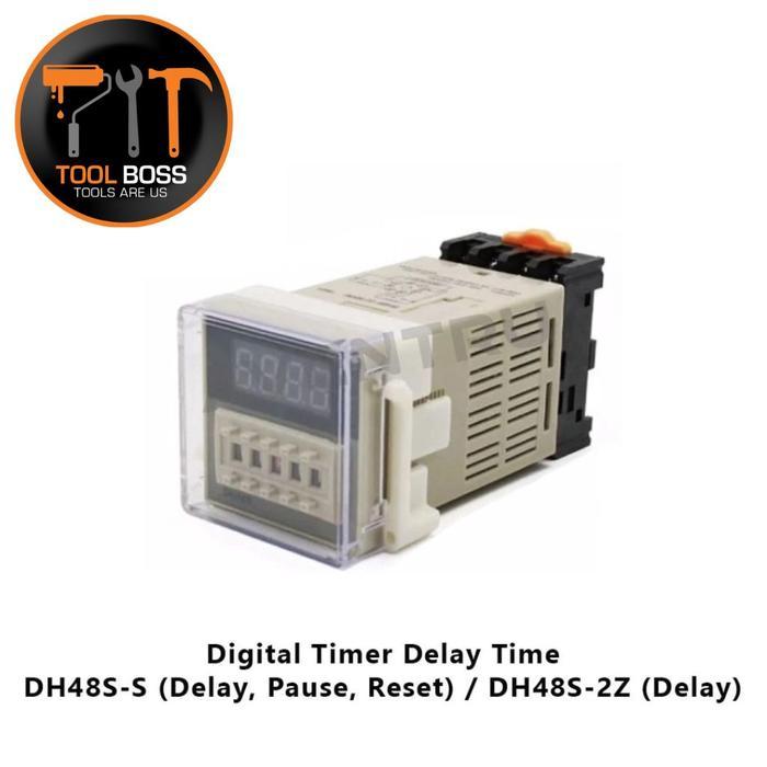 TIME RELAY DELAY DIGITAL MESIN TETAS 220 V - TIMER TELUR OTOMATIS TWIN