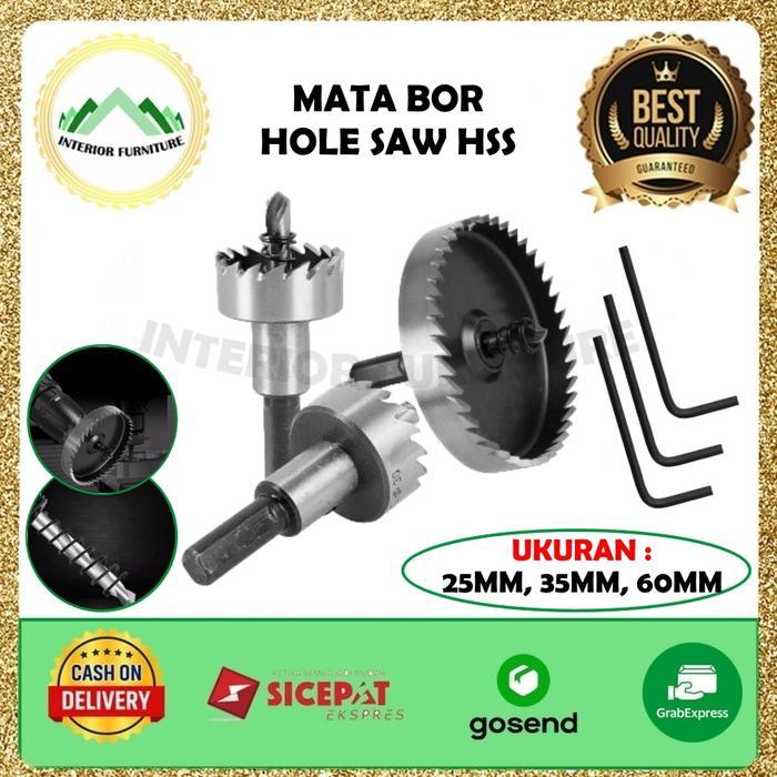 MATA BOR HOLE SAW MATA BOR PELUBANG BESI MATA BOR HOLE SAW HSS