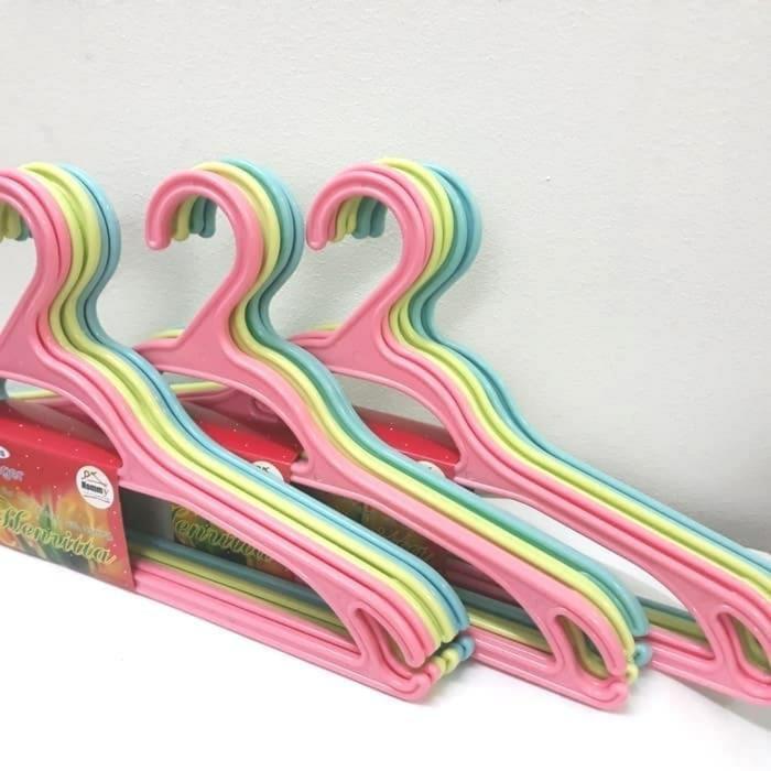 Gantungan baju Plastik Besar & Tebal/Hanger Baju/Hanger Plastik
