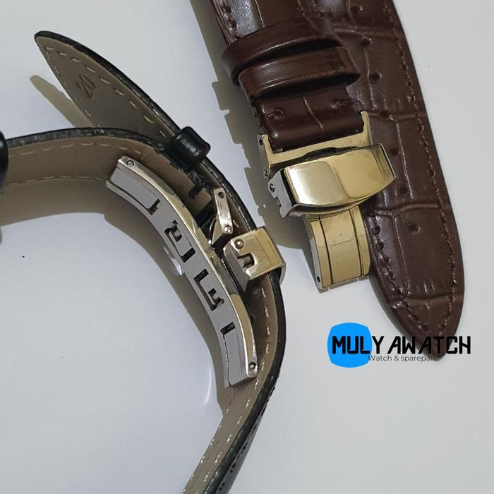 STRAP TALI JAM TANGAN KULIT BUTTERFLY ORIGINAL VERANDA COKLAT