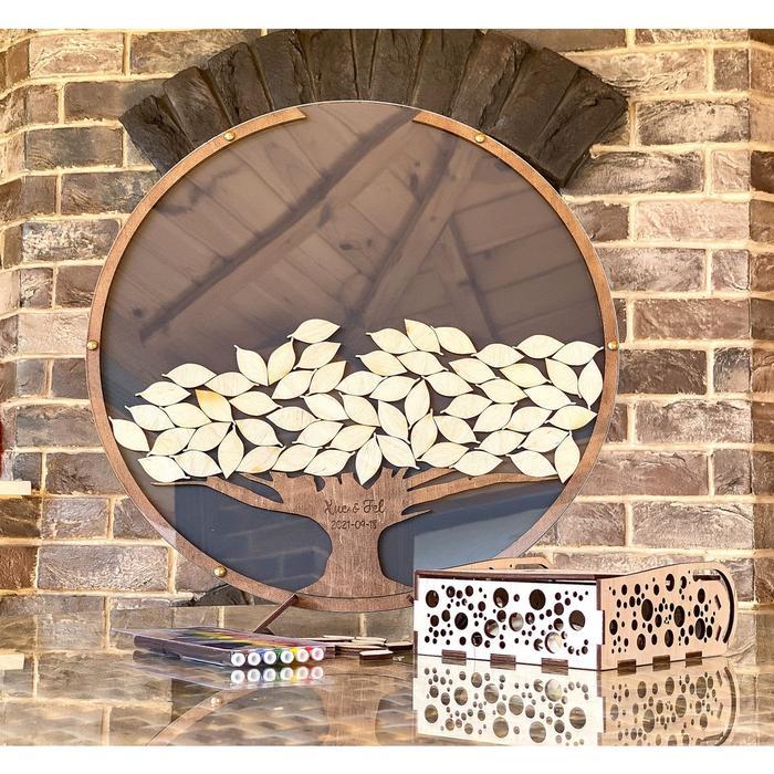 Wedding Guest Book Sign Acrylic