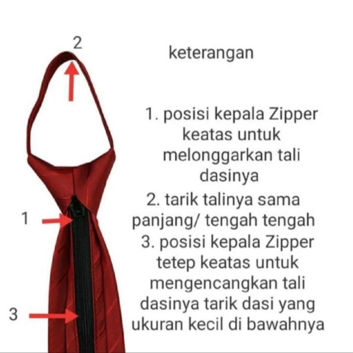 Dasi instan gold polos dasi kantor pria dasi jadi siap pakai dasi gold