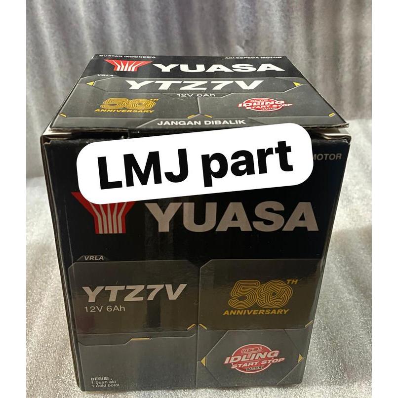 Aki Yuasa Ytz7V Accu Aki Battery Aki Kering 12V 12 V Yuasa Termurah Langka
