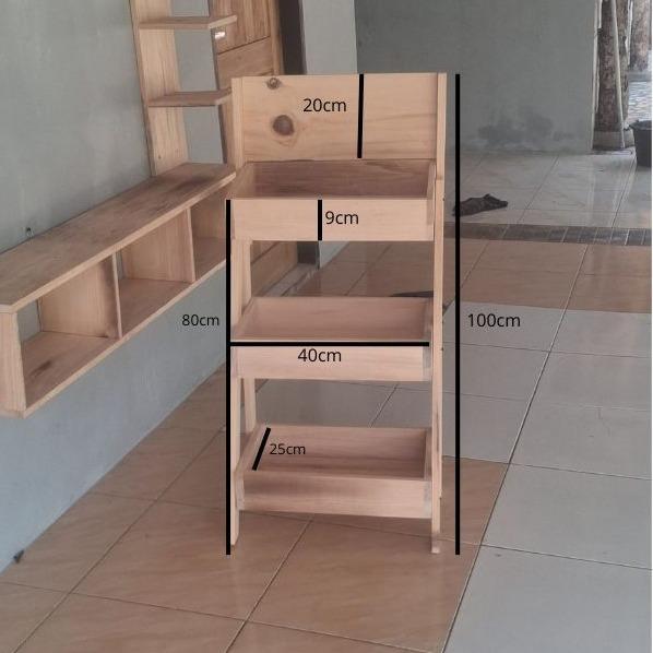 Rak Buah Rak Sayur Susun Full Kayu
