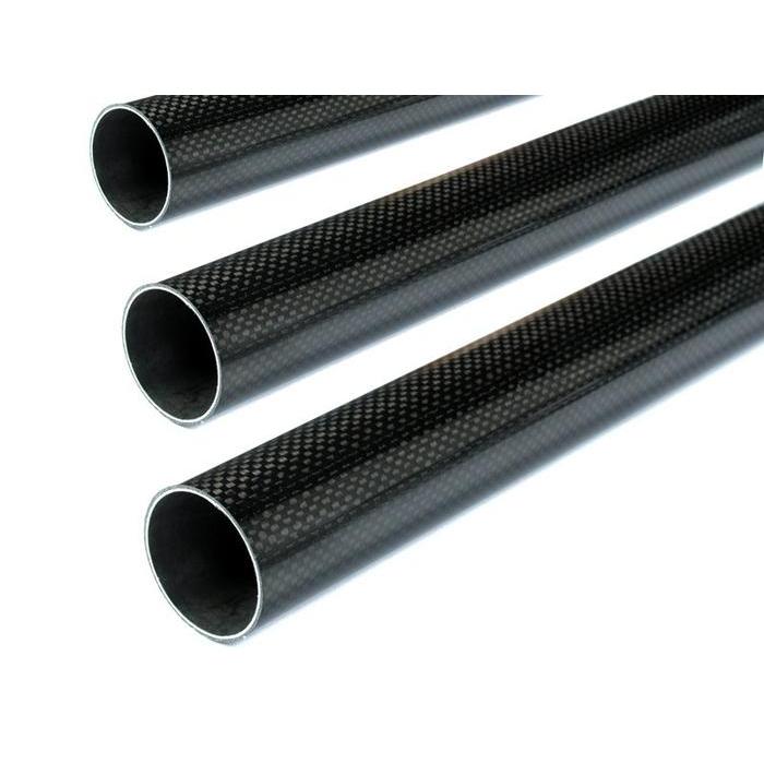 50Cm Carbon Tube Pipa Karbon Tube Od 24Mm Id 22Mm Tebal 1Mm 3K Glosy