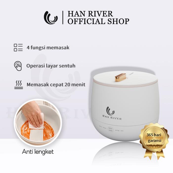 Philips - [Cod Magic Com Mini Hrrc05Wt Rice Cooker Mini/Penanak Nasi 300Watt Round Rice Cooker