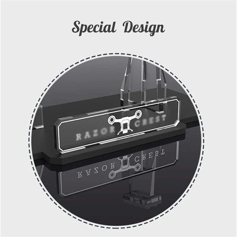 Clear Display Stand for Lego Razor Crest 75292, 5MM Acrylic Stand for Lego 75292 (No Model Set