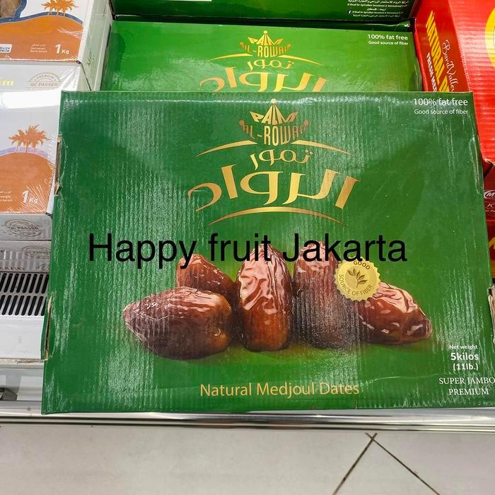 Kurma medjool jumbo palestin premium fresh kurma medjol box 5 kg