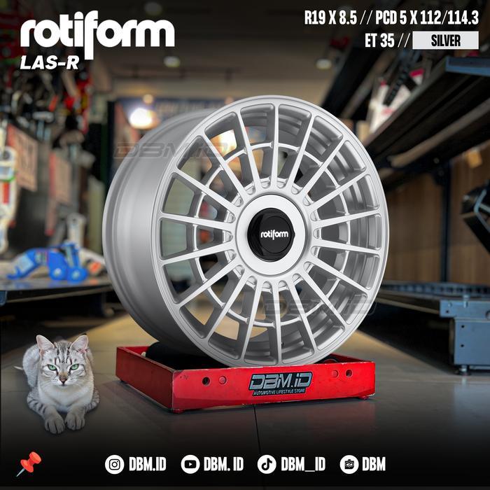 Velg Rotiform LAS-R LASR R19 19x8.5 5x112/5x114.3 et 35 Silver