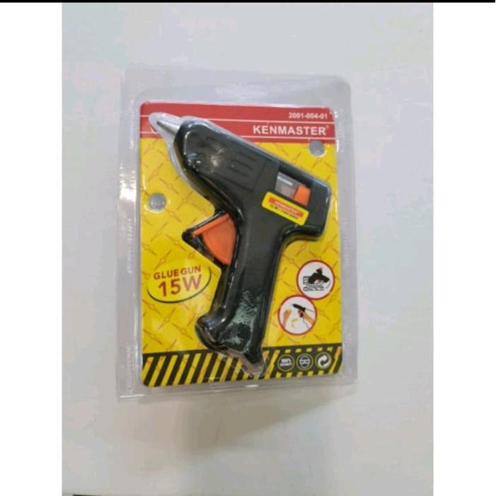 * Glue Gun Kenmaster 15 Watt / Alat Lem Tembak Kenmaster Glue Gun Kecil