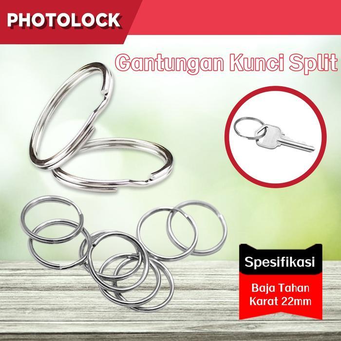 (100pcs)Gantungan Kunci untuk Pembuatan DIY & Gantungan Kunci Gantungan Kunci Datar 28mm Flat Key