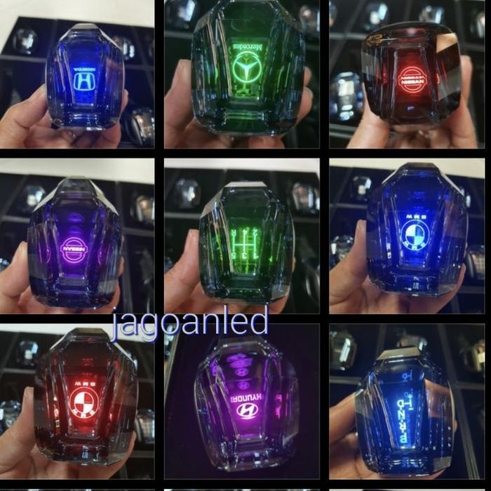 Knop Tuas Perseneling Mobil Manual Matic Shift Persneling Kristal LED