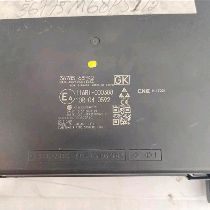 BCM SUZUKI NEW BALENO HATC BACK 2018-2023 ORIGINAL SGP PASSSS