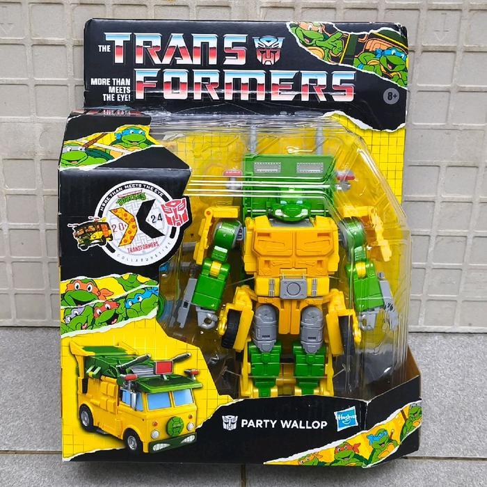HASBRO TMNT X TRANSFORMERS PARTY WALLOP LEONARDO RAPHAEL DONATELLO MICHELANGELO PARTY WALLOP TEENAGE