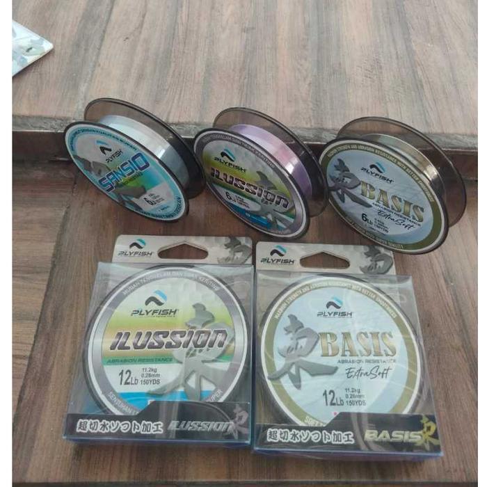 Senar Pancing Sansio Plyfish Kuat, Lentur, Anti Kusut 150M