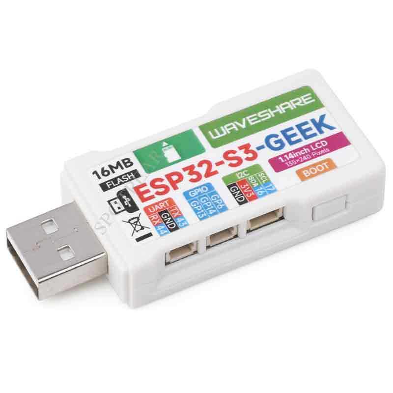 ESP32-S3 GEEK Development Board 1.14inch LCD ESP32-S3R2 ST7789 USB Dongle