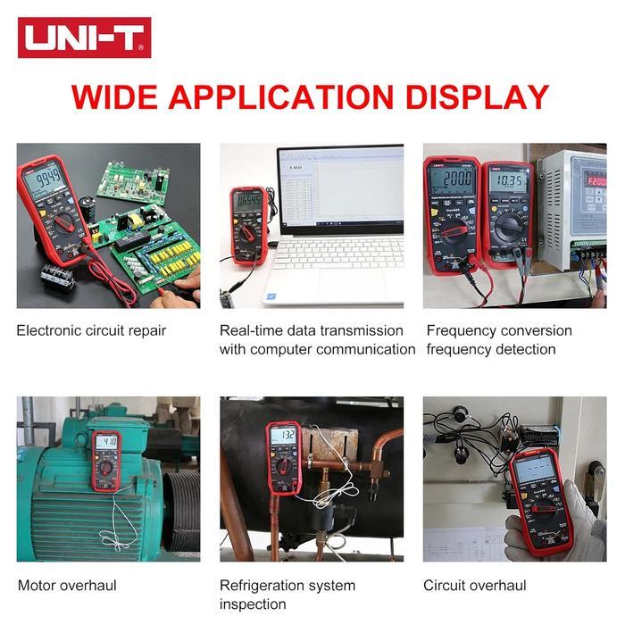 UNI-T UT61E+ Plus Digital Multimeter 22000 Counts True RMS 1000V 20A Tester Auto Range NCV USB