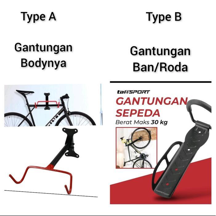 Gantungan Sepeda Dinding Ditembok