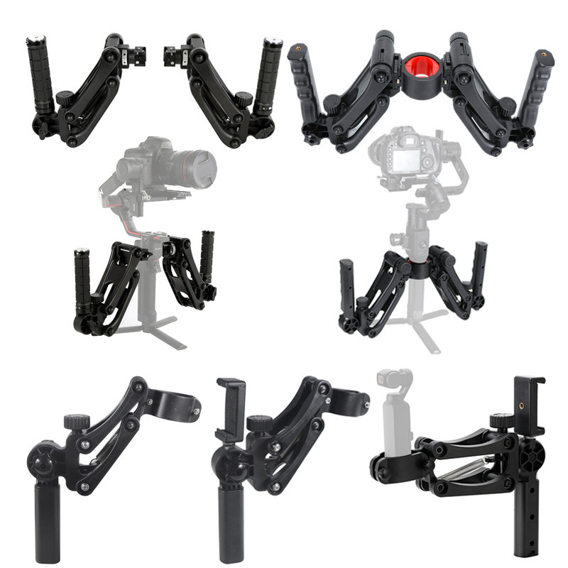 Foldable 5-Axis/4th Axis/Z-axis Spring Damped Stabilizer Handle Grip for Crane2 for OSMO Mobile 2