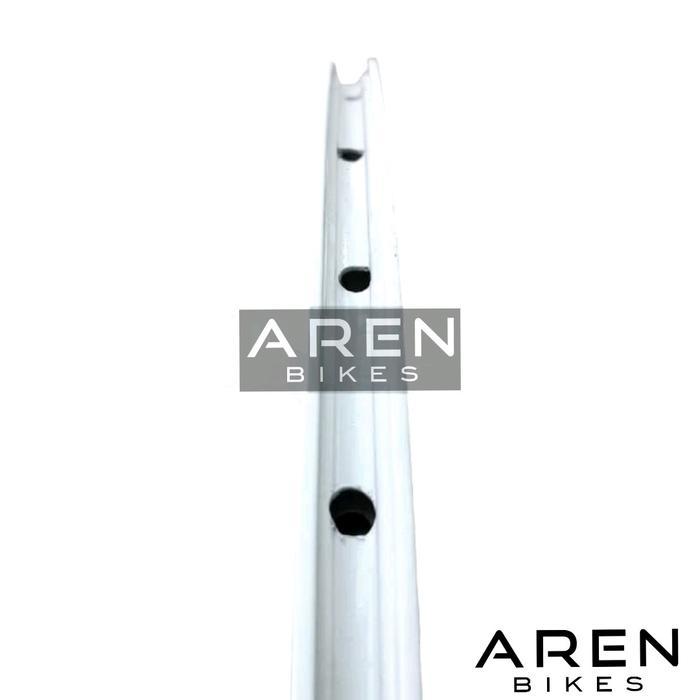 VELG SEPEDA 700C LESPO 4CM LUBANG 36 HOLE 36H PUTIH WHITE 700 C 4 CM RIM RIMS DOUBLE WALL FIXIE