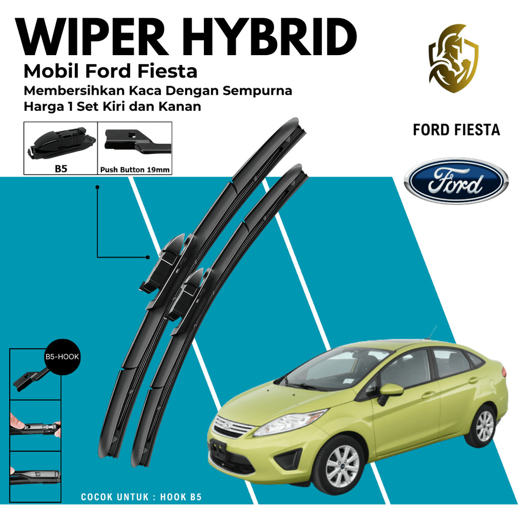 Wiper Ford Fiesta Hybrid Kaca Depan Mobil