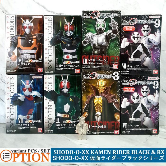 SHODO-O-XX Kamen Rider BLACK RX Series [Masked Rider Black RX Robo Bio Shadow Moon General Jark